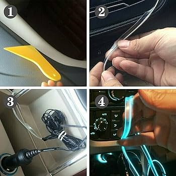 CINTA LED RGB PARA INTERIOR DEL AUTO