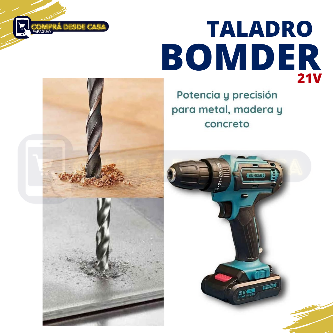 TALADRO BOMDER® 21v - USO PROFESIONAL