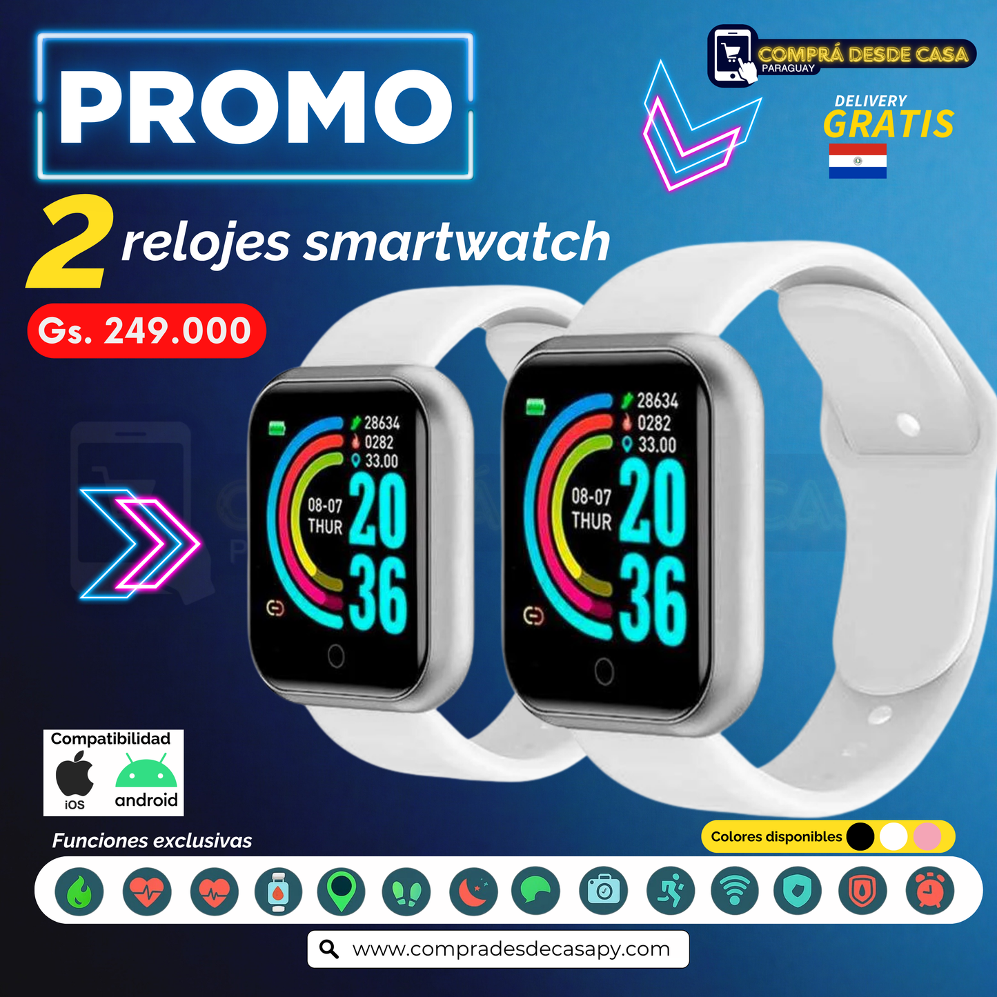Reloj Inteligente Smart Bracelet