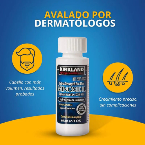MINOXIDIL - TÓNICO PARA CRECIMIENTO DE CABELLO Y BARBA