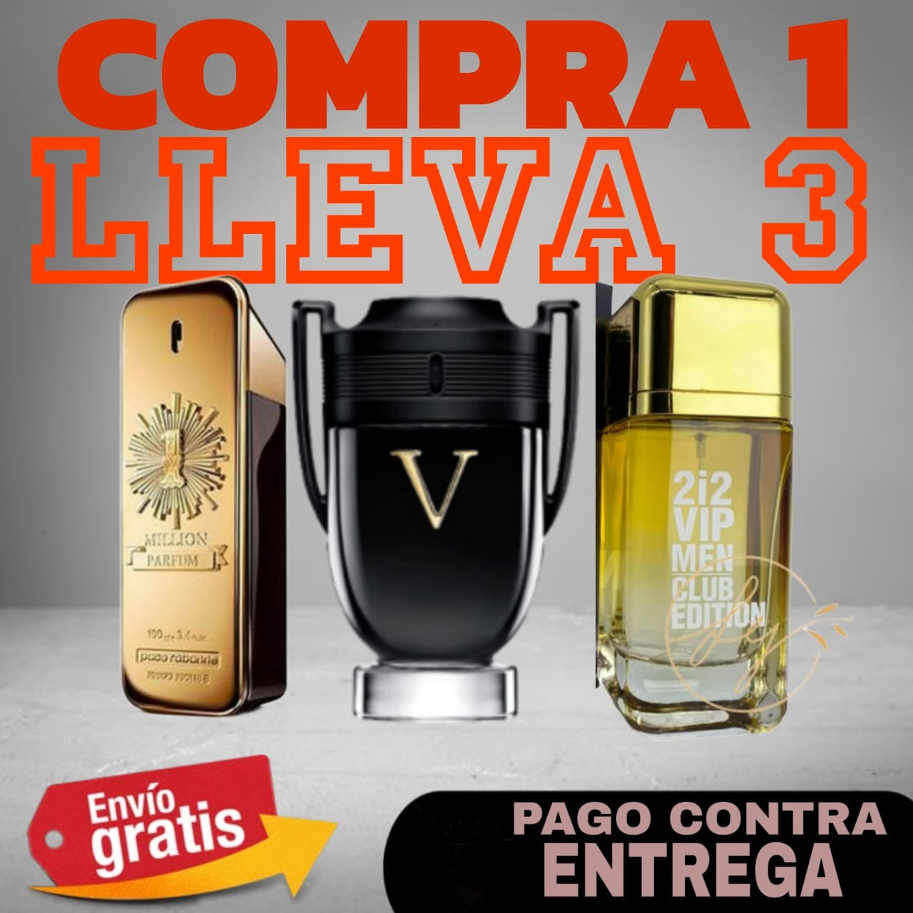 KIT DE 3 PERFUMES MASCULINO 100 ML