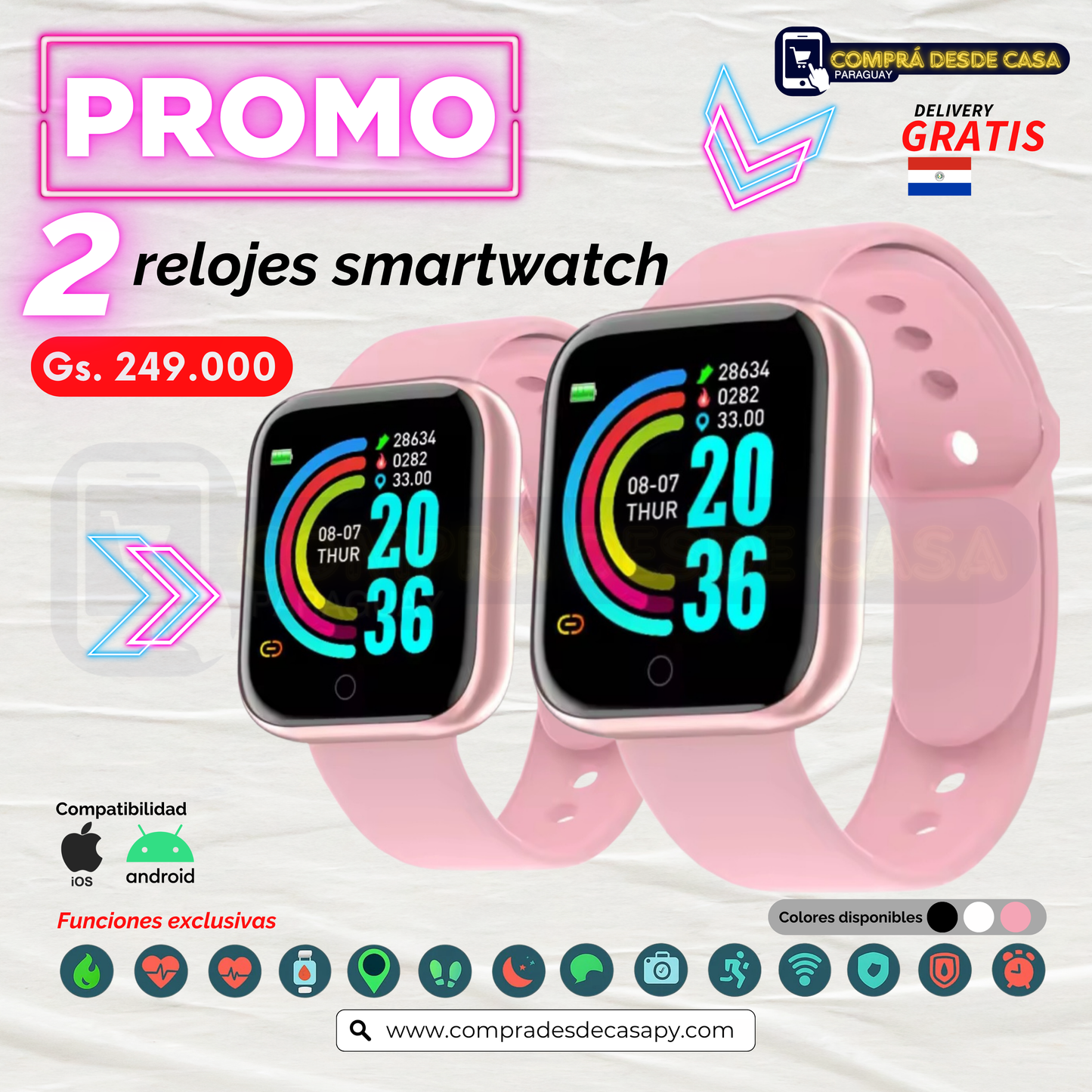 Reloj Inteligente Smart Bracelet