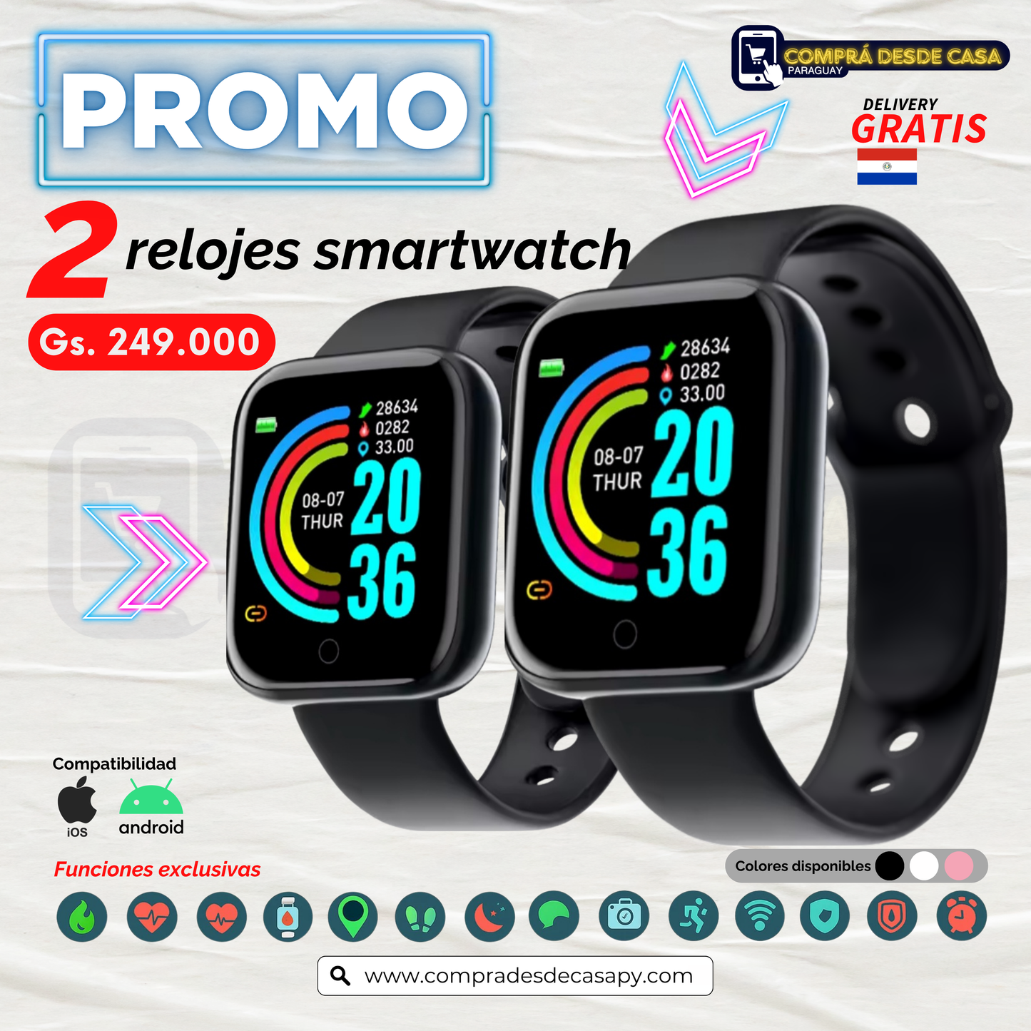 Reloj Inteligente Smart Bracelet