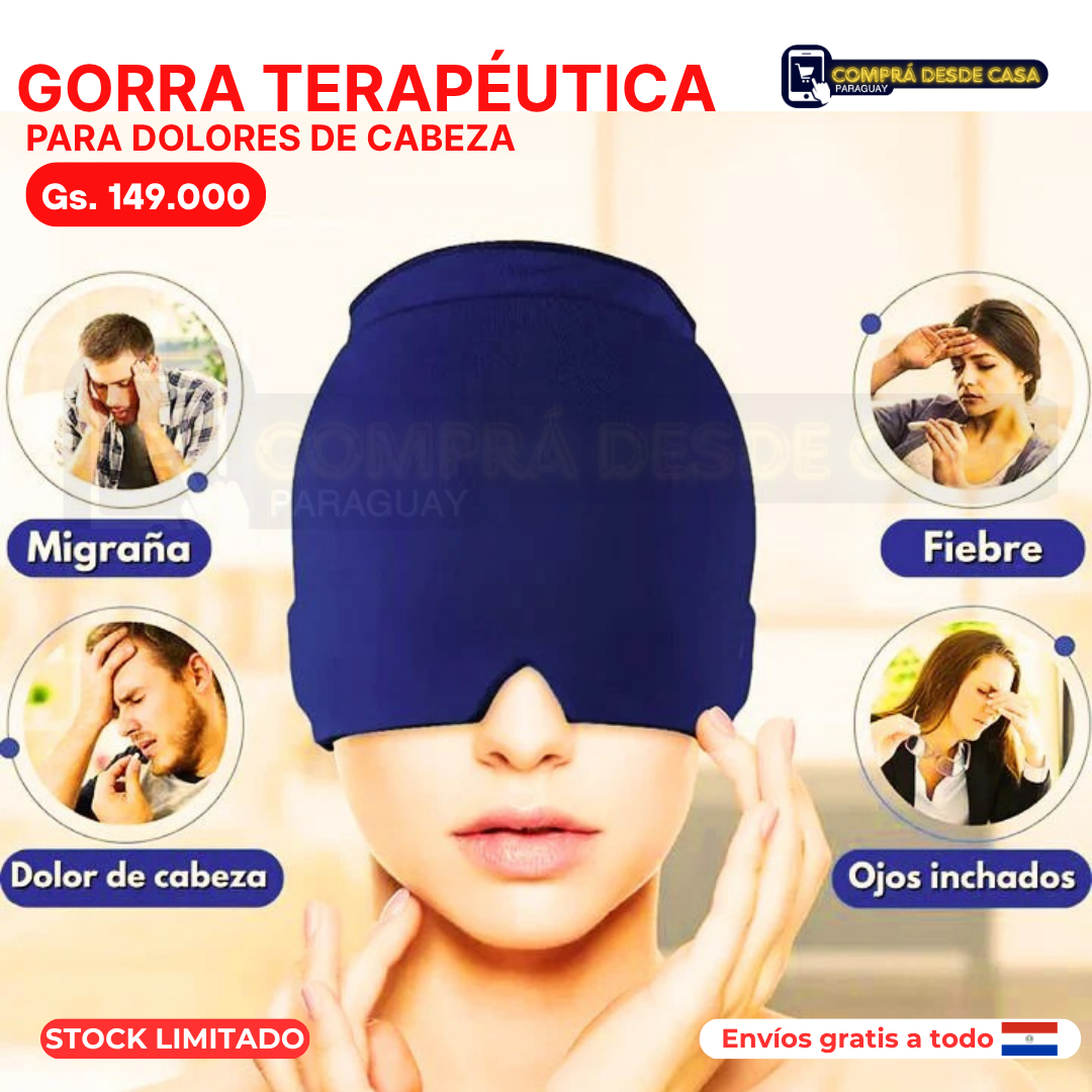 Gorra terapéutica para migrañas