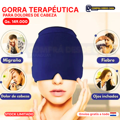 Gorra terapéutica para migrañas