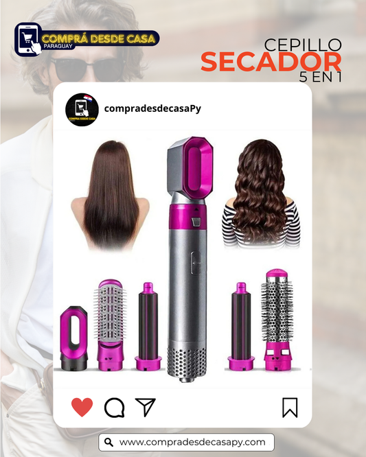 SECADOR DE CABELLO 5 EN 1