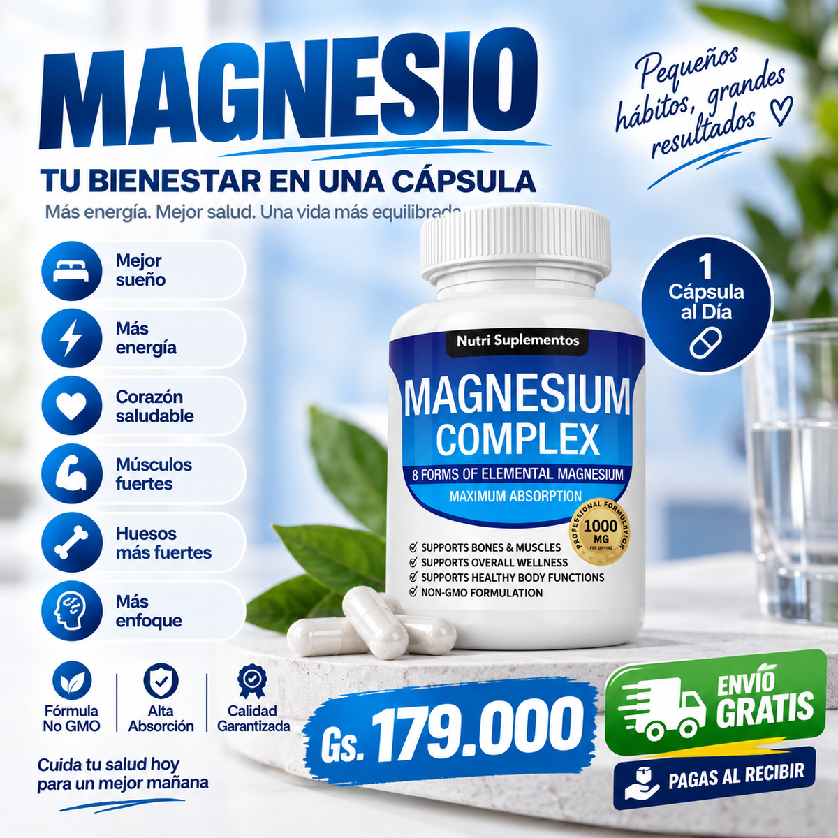 MAGNESIO COMPLEX - RENOVADOR DE ENERGÍA 💪