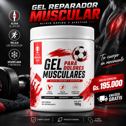 🔥 GEL REPARADOR MUSCULAR | ALIVIO TOTAL