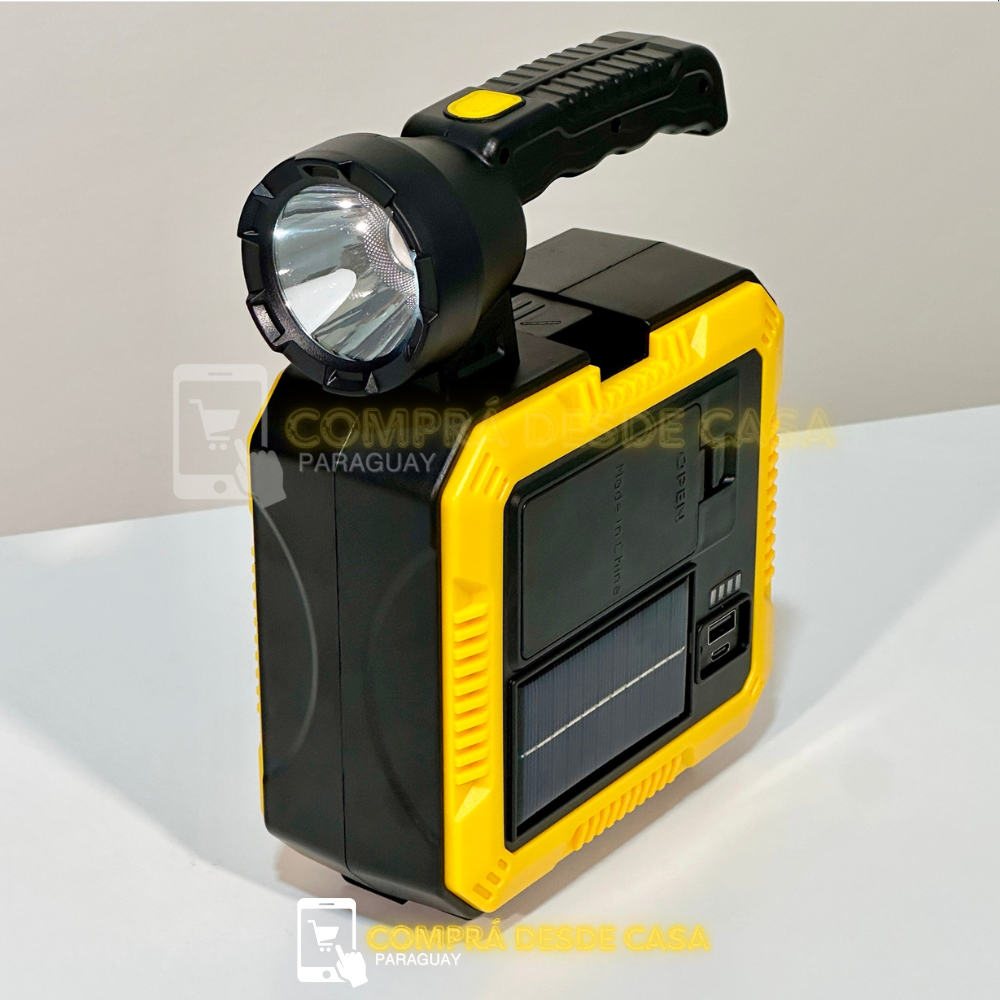 LINTERNA POTENTE DOBLE CON KIT DE HERRAMIENTAS