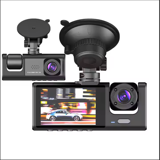 CÁMARA GRABADORA PARA AUTO - EXTERIOR E INTERIOR